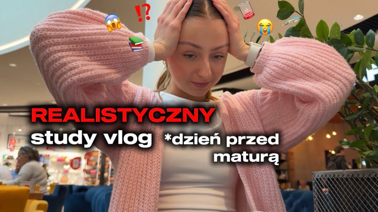 Nauka dzień przed maturą | realistyczny vlog