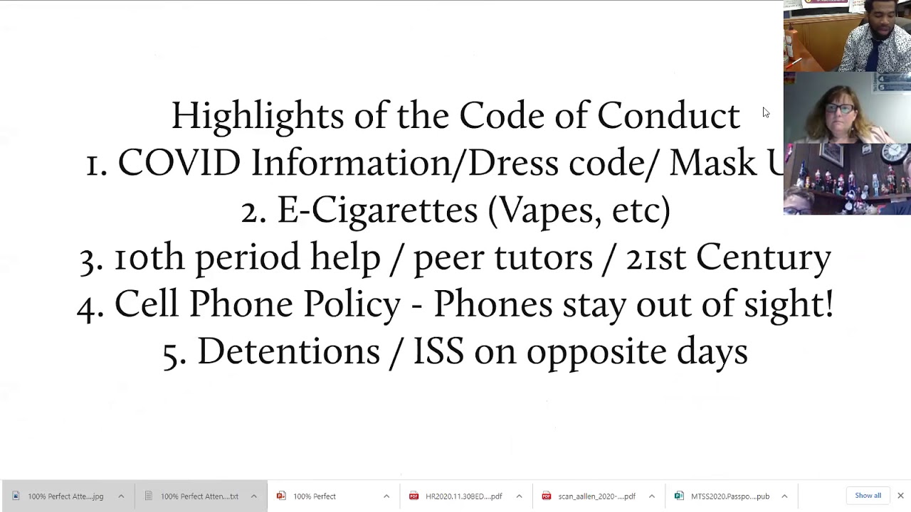 Sodus JSHS Town Hall Dec 3. 100 Virtual to Hybrid YouTube