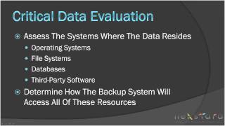 Symantec Backup Exec Server 2010 - Designing A Backup Scheme - Part 1