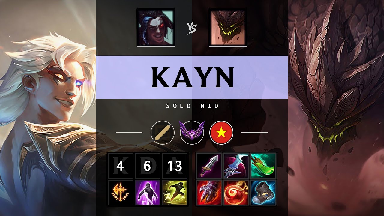 Kayn Mid vs Malphite - VN Master Patch 25.15