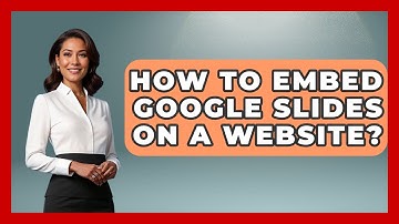 How To Embed Google Slides On A Website? - Marketing and Advertising Guru