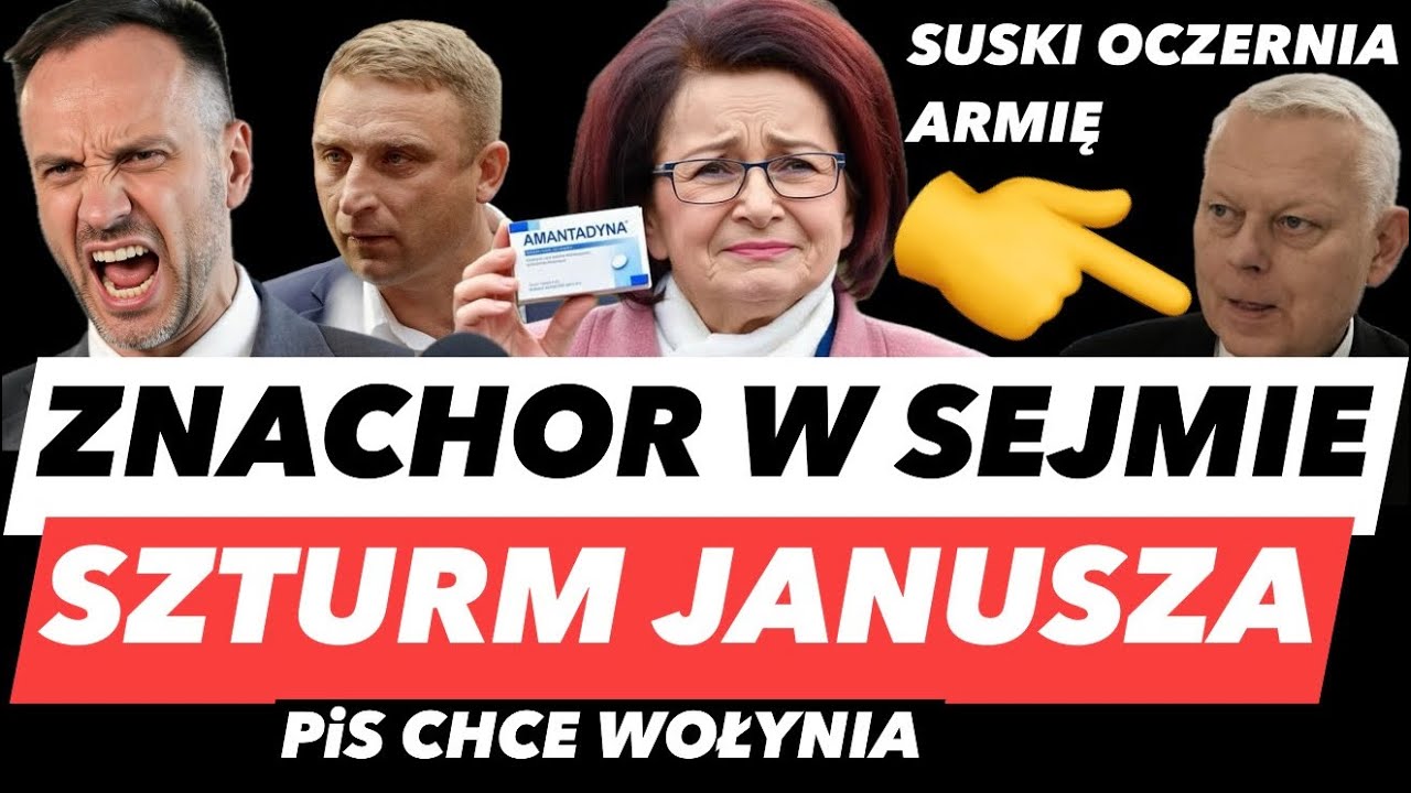 Sejm w SZOKU❗Kurowska broni psychiatry – miał leczyć COVID amantadyną | Kowalski żąda zwrotu Wołynia