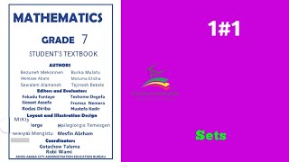 Ethiopian Grade 7 Maths 1#1 Sets