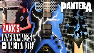 Zakk Wylde's Dimebag Darrell Tribute & Wylde Audio Warhammer Guitars on Tour with Pantera