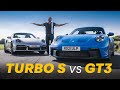 NEW Porsche 911 GT3 vs Turbo S: Agility vs Power | 4K