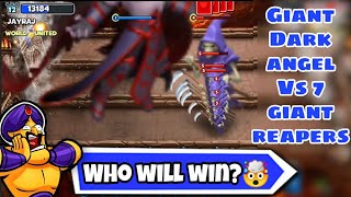 Giant Dark Angel Vs 7 Giant Reapers 🔥 Who will win?🤔 screenshot 2