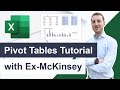 Excel Pivot Tables Tutorial - Data Analysis Skills for Consultants