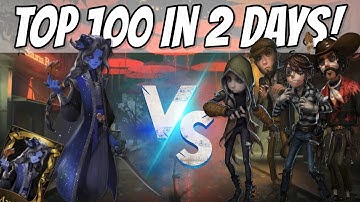 TOP 100 JOSEPH IN 2 DAYS? - IDV PHOTOGRAPHER RANK MATCH - IDENTITY V GAMEPLAY