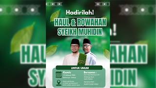 LIVE STREAMING  II HAUL DAN ROWAHAN  II  SYEIKH MUHIDIN  II  KAMIS 12 FEBRUARI 2026