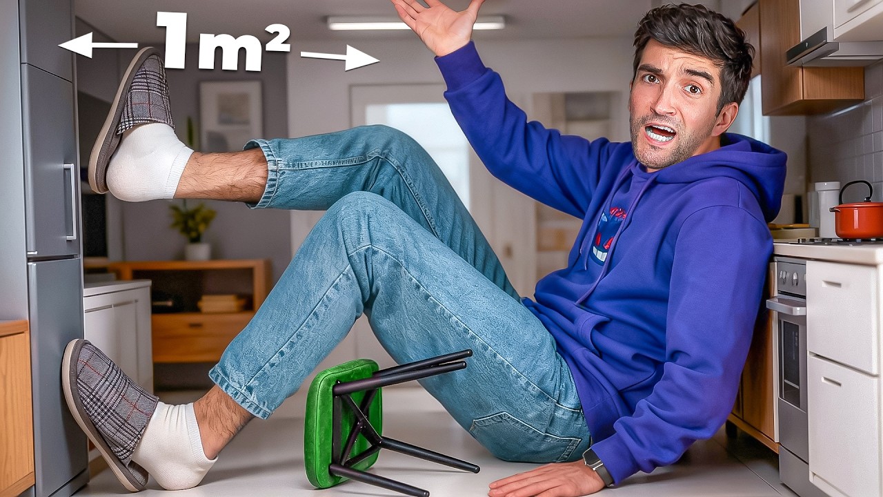 Am TRAIT 24 de ORE intr-o CASA de 1m²!