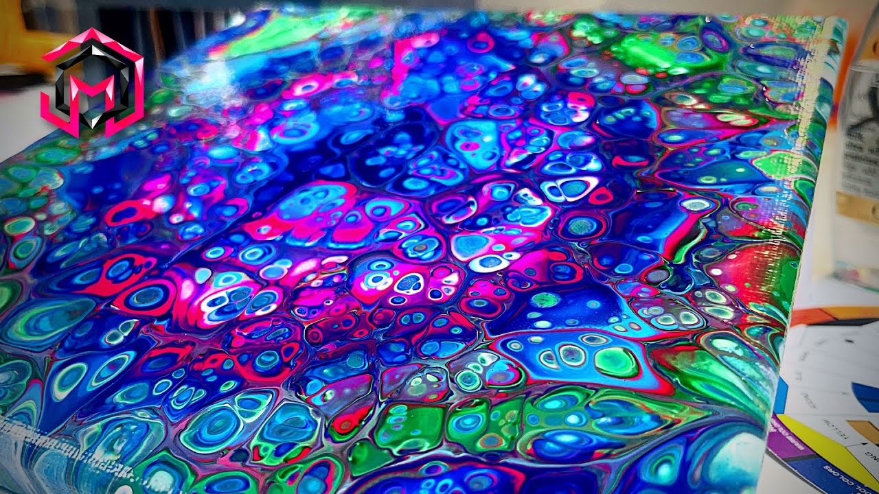 I CANT BELIEVE IT WORKED!! Open Cup Acrylic Pouring - Step by step ...