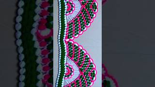 Wow ✨ Crochet Toran Design 💗🌸 #creativesarita #doordecoration #toran #diy #diyatoran #flowers