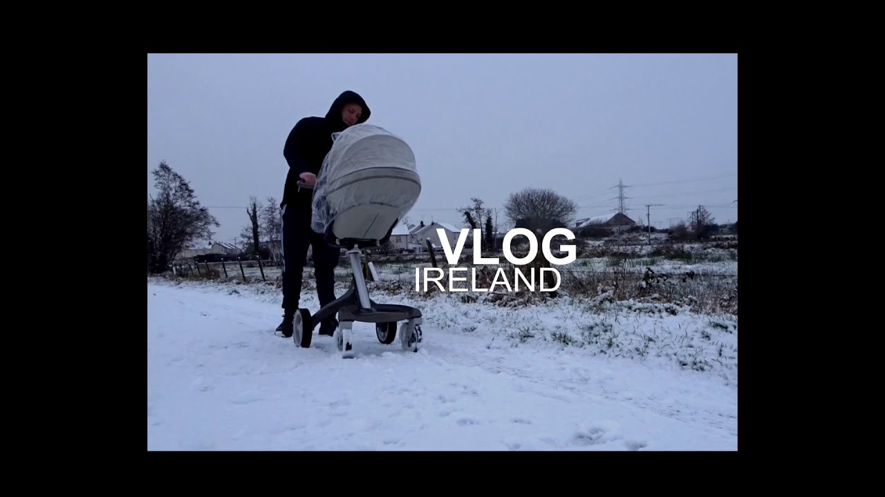 VLOG Ireland First snow of 2021  / Влог Ирландия Первый снег в 2021
