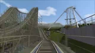River Run (No Limits 2 wooden coaster)