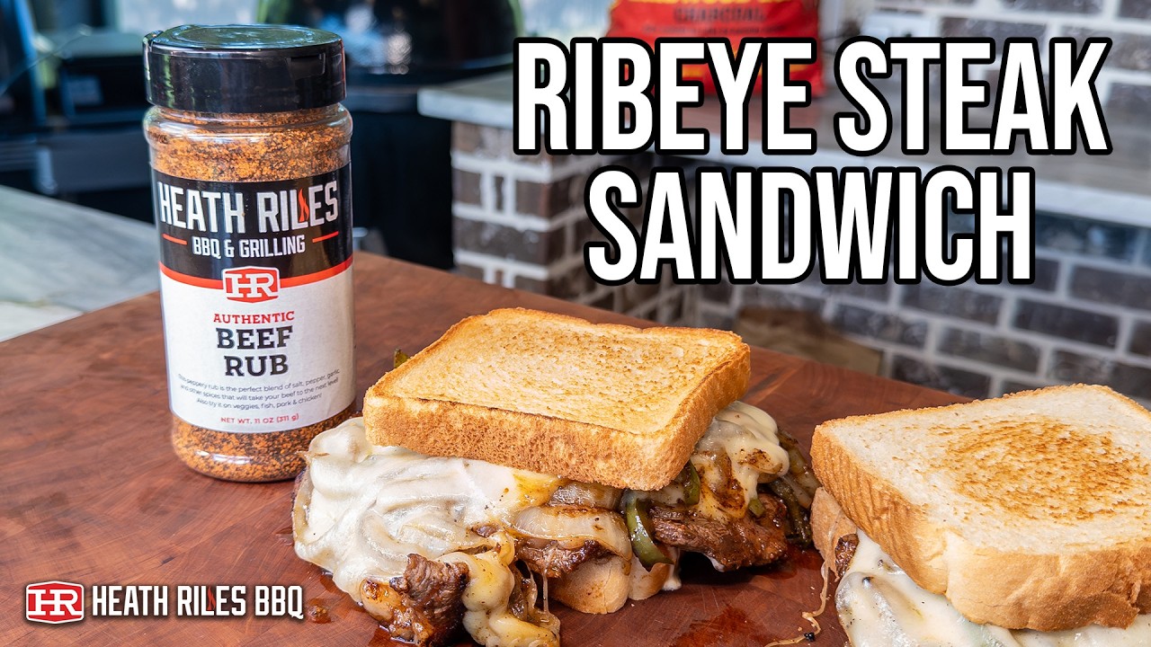 How to Make a Ribeye Steak Sandwich on Texas Toast | Heath Riles BBQ