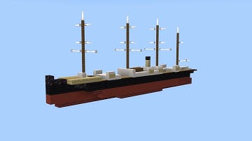 Minecraft SS Atlantic | 1:5 Scale Oceanic Class Ocean Liner Tutorial