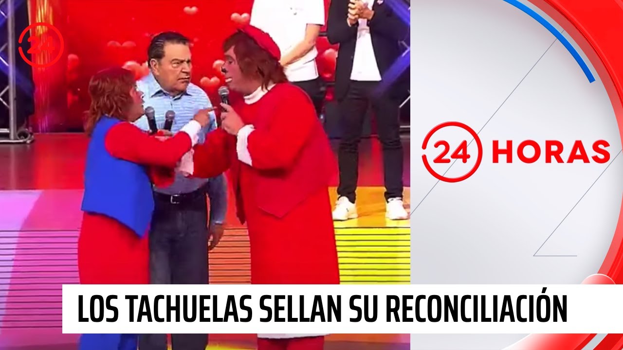 Los Tachuelas sellan su reconciliación en la Teletón | 24 Horas TVN Chile