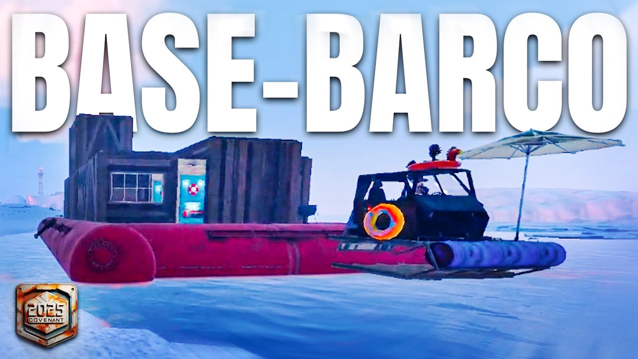 HACEMOS una BASE-BARCO y Vamos al PORTAVIONES - RUST - Gameplay español