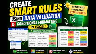 Data Validation & conditional Formatting to Create Rules in Excel!
