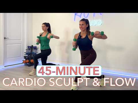 45-MINUTE CARDIO SCULPT & FLOW