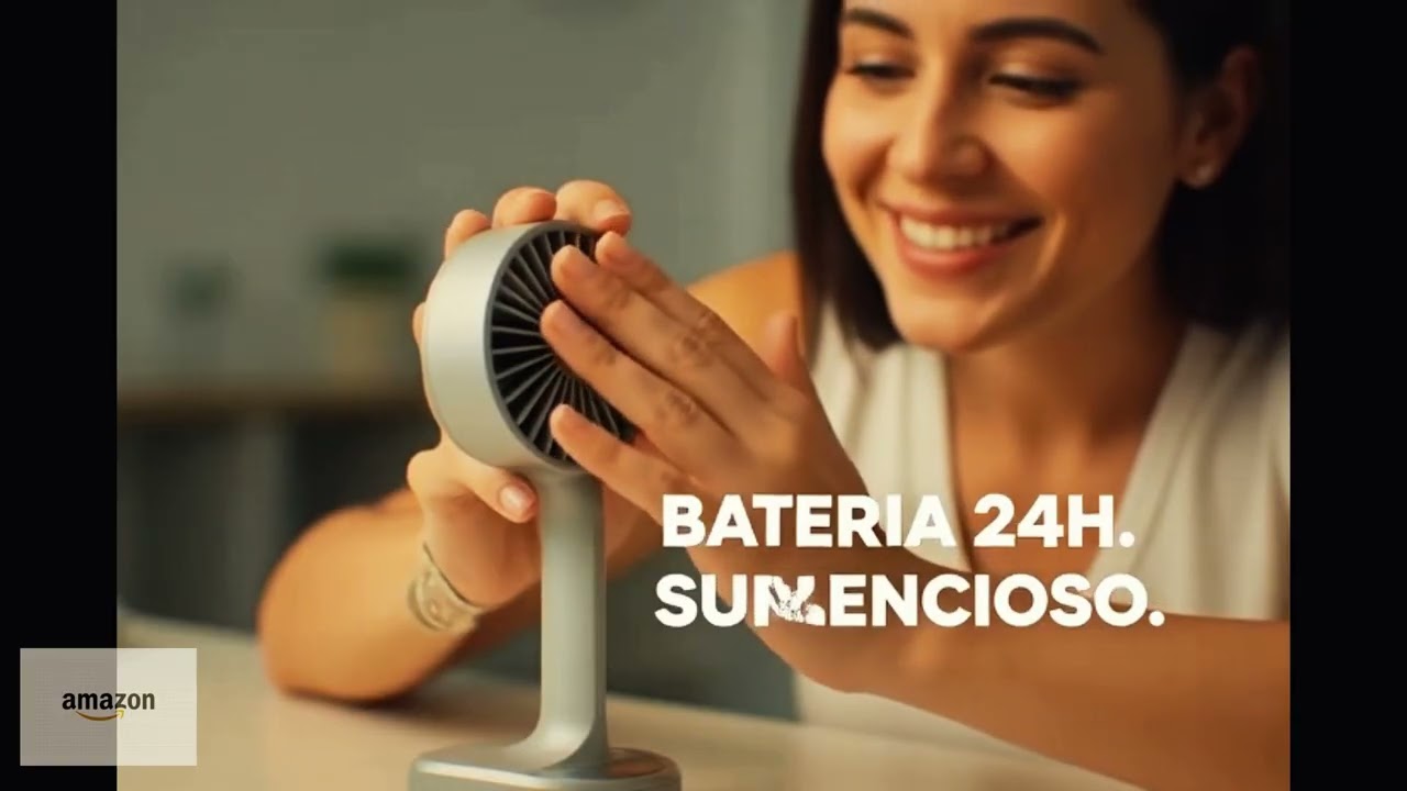 Fim do Calor no Escritório! WHATOOK Mini Ventilador Silencioso e Potente para USB
