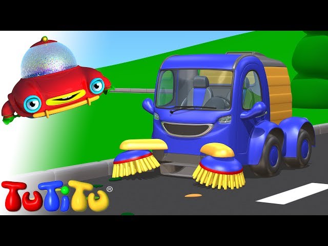 🎁TuTiTu Builds a Street Sweeper - 🤩Fun Toddler Learning with Easy Toy Building Activities🍿