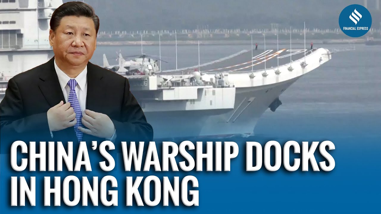 China Showcases Military Might: Shandong Aircraft Carrier Docks in Hong Kong; Public Takes Tour