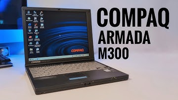 The 25-year-old super slim laptop | Compaq Armada M300