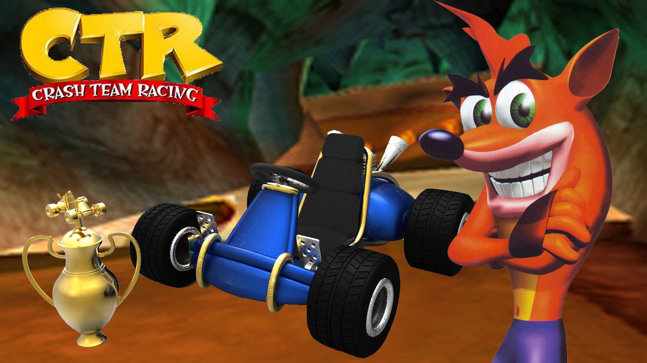 Crash Team Racing Mystery Caves Trophy Race YouTube