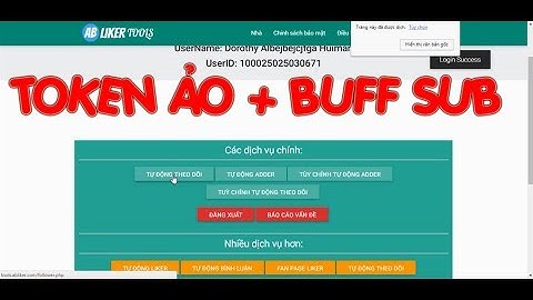 T.V.H - T.T.FB [ Hướng Dẫn ] TẠO TOKEN ẢO ĐỂ BUFF SUB