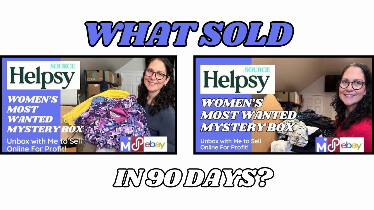 WHAT SOLD in 90 Days? Helpsy Source Women's Most Wanted Secondhand Clothing Mystery Boxes