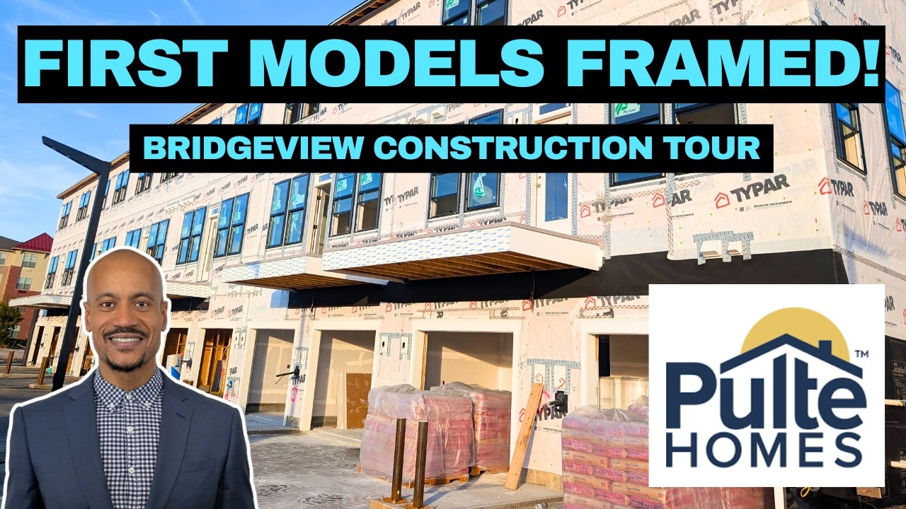 CONSTRUCTION UPDATE: Pulte Bridgeview Townhomes in Kearny, NJ!