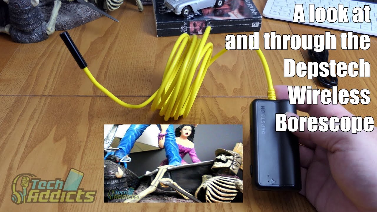 Depstech Wireless Borescope Unboxing and Test - YouTube