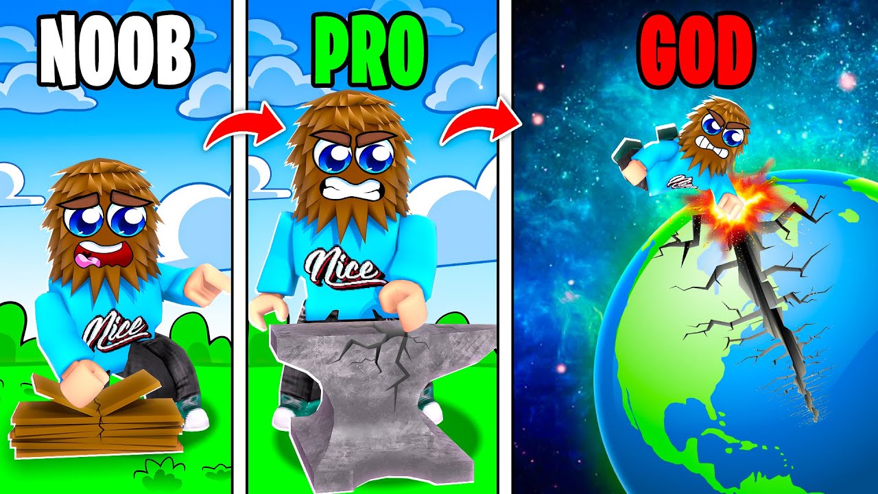 Becoming The STRONGEST Player In Arcade Punch Simulator