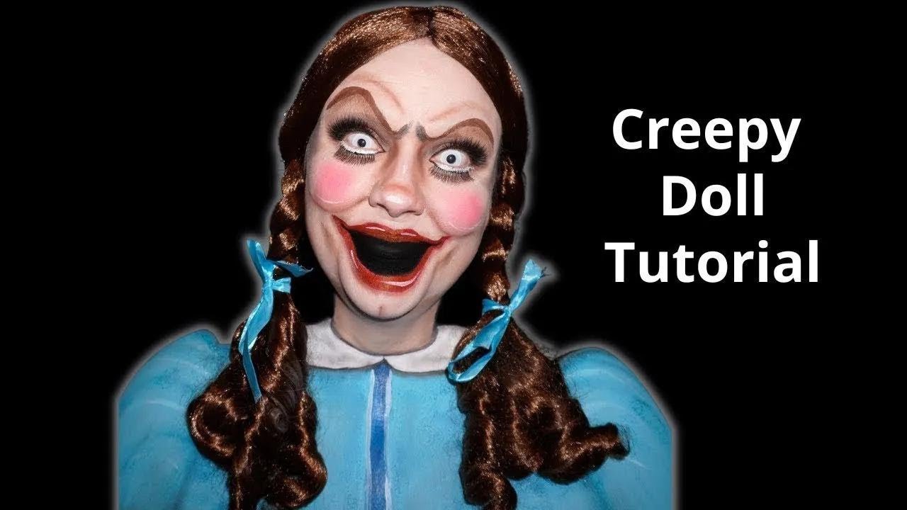Creepy Doll Face Paint Makeup Tutorial | Halloween 2022 - YouTube