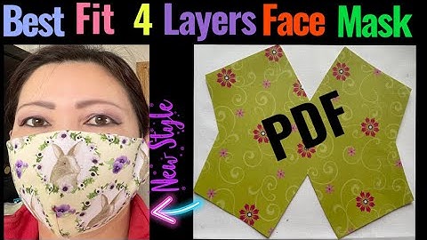 (235) How To Make The Best Fitted - No Fog On Glasses Face Mask - The Twins Day Face Mask Tutorial