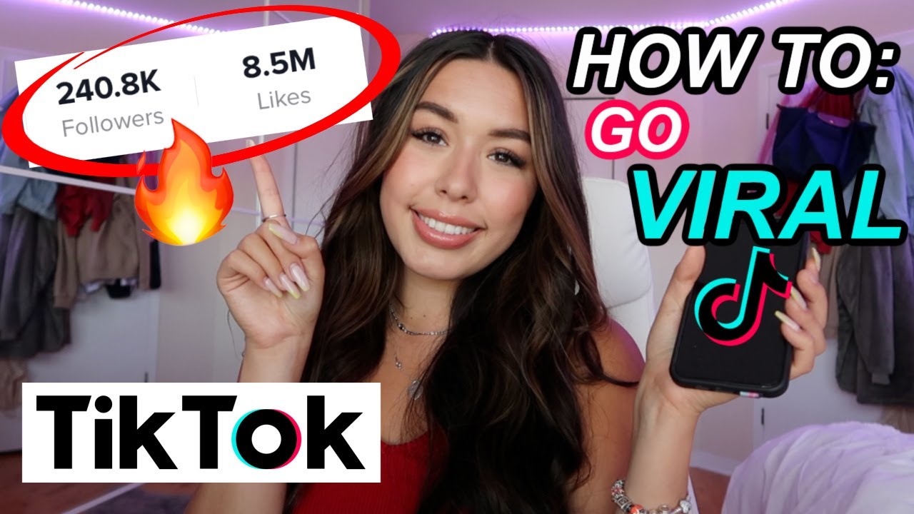 HOW TO GO VIRAL ON TIKTOK *easy* & TIPS how I GREW to 200K+ FOLLOWERS ...