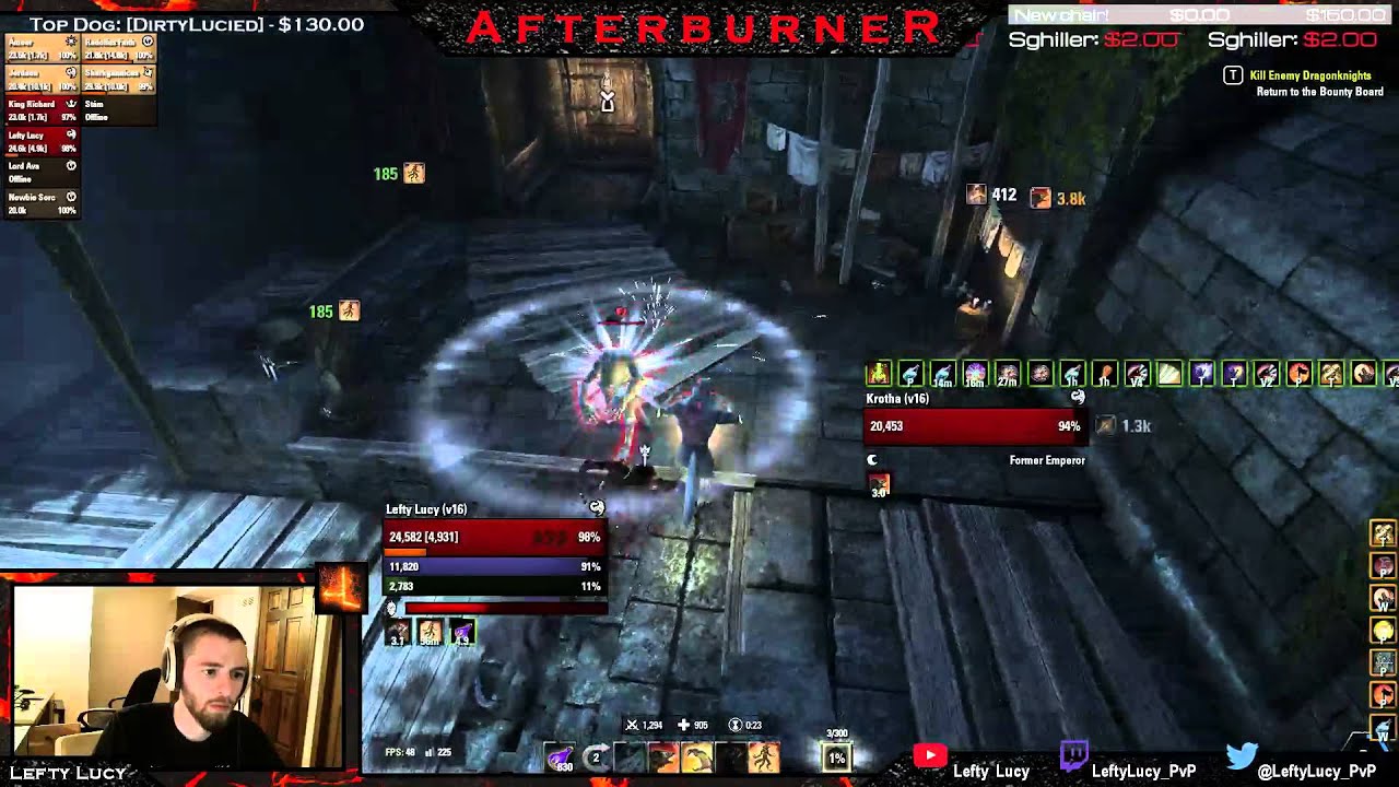 ESO V16 Imperial City PVP - LEAP INTO THE BRAWL - Werewolf DK PVP