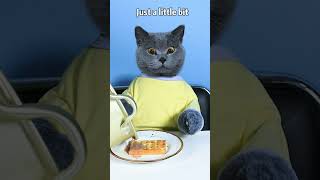 Grim Reaper: I Love Waffles! Don't Waste!🧇🤣| Funny Cat TikTok #topperguild #funnycat   #shorts