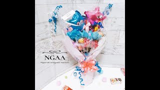 バレンタインのチョコレートブーケ制作動画【20年1月】