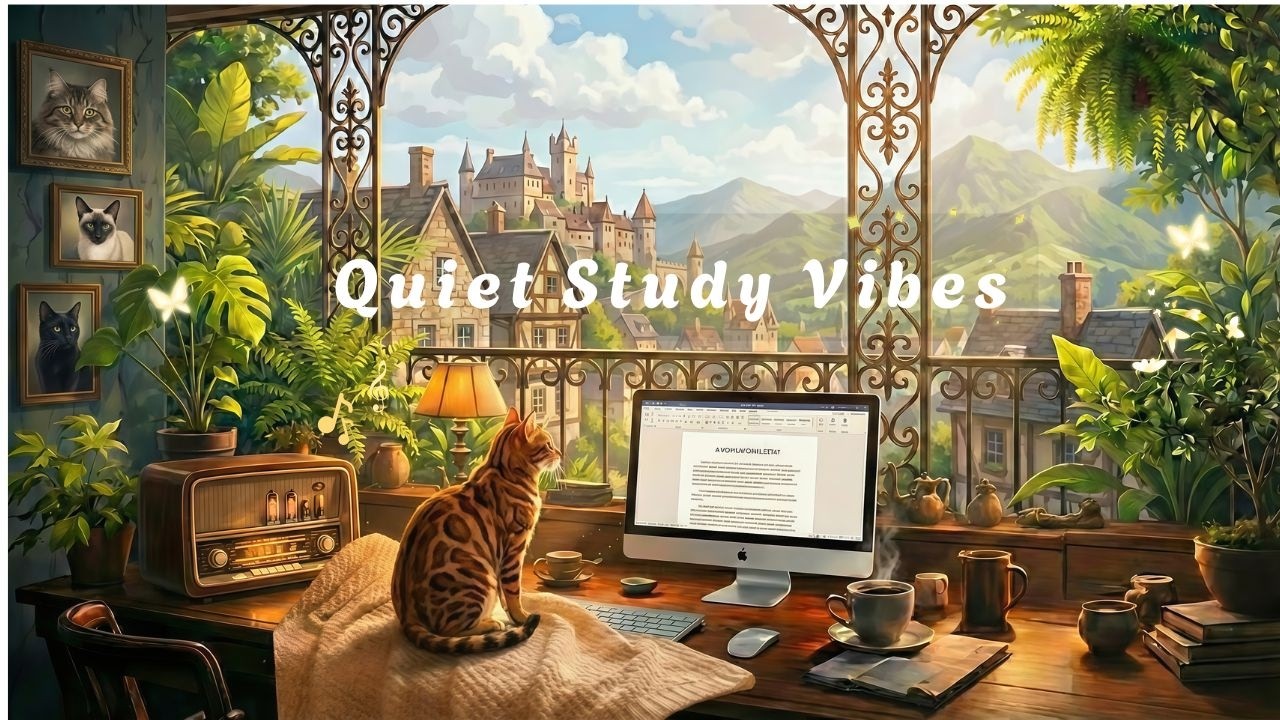 ✨🎧 Find Your Focus in a Quiet World | Lofi Beats Music for Work, Study 📚