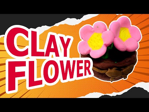 DIY how to make polymer clay flower part 2 ✿ C Clay