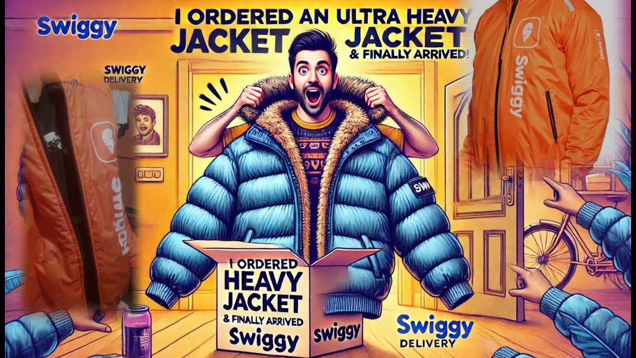 Swiggy Rider Jacket Design I Ordered an Ultra Heavy Jacket from Swiggy & It Finally Arrived! - YouTube