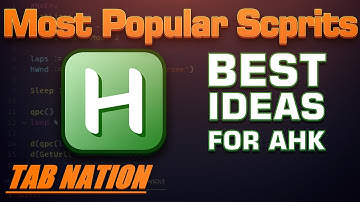 AutoHotKey -  What can I do with AHK and Ideas part 1