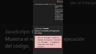¿Qué es local Storage? #javascript #algoritmo #programacion #algoritmoxz #python #chatgpt