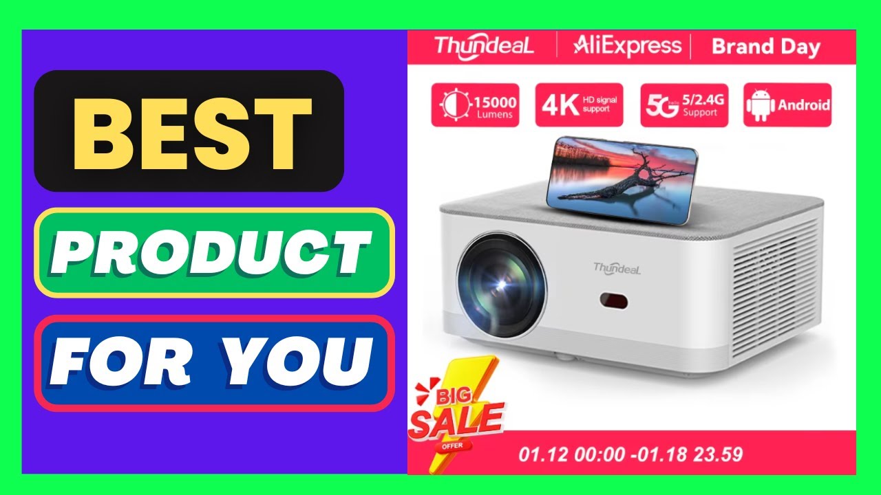 ThundeaL TD92Pro Mini Projector Full HD 1080P Projetor