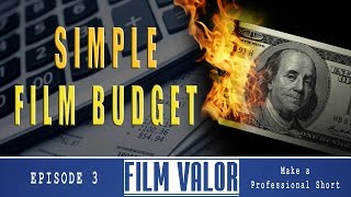 MAKE a Simple Film Budget! FREE Templates | Ep.3