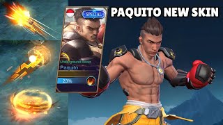 PAQUITO UNDERGROUND BOXER SPECIAL SKIN GAMEPLAY NEW SKIN MOBILE LEGENDS