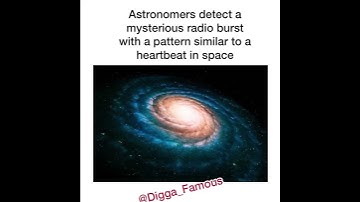 Astronomers detect a mysterious radio burst with a pattern similar to a heartbeat in space