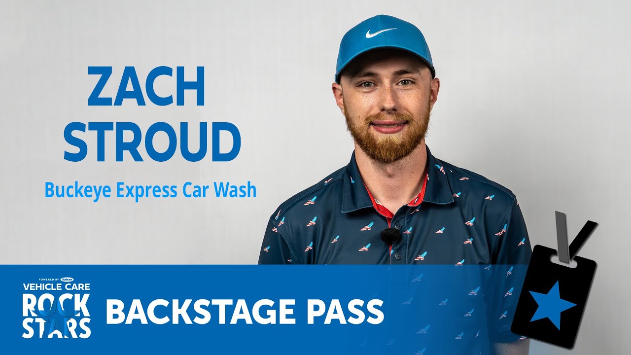 Backstage Pass Zach Stroud of Buckeye Express Car Wash, August 2023